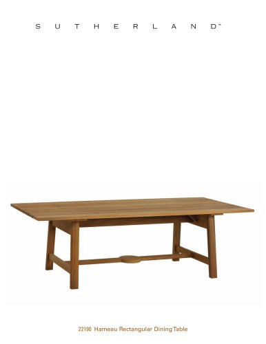 Hameau Rectangular Dining Table