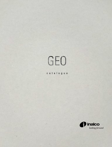 GEO MONOGRAPHIC CATALOGUE