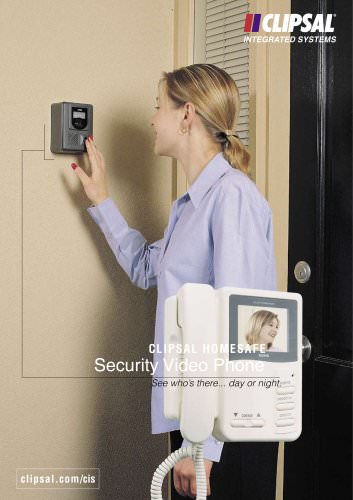 Clipsal HomeSafe Security Video Phone, See who\'s there day or night