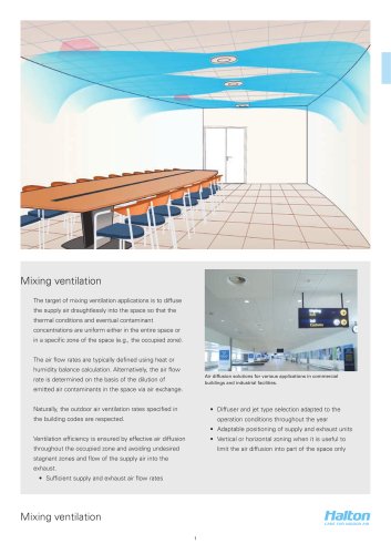 Halton - air diffusion design guide