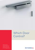 Which Door Control?