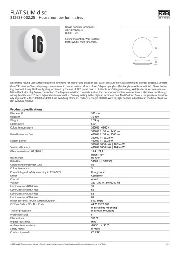 FLAT SLIM disc