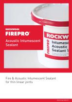 ACOUSTIC INTUMESCENT SEALANT