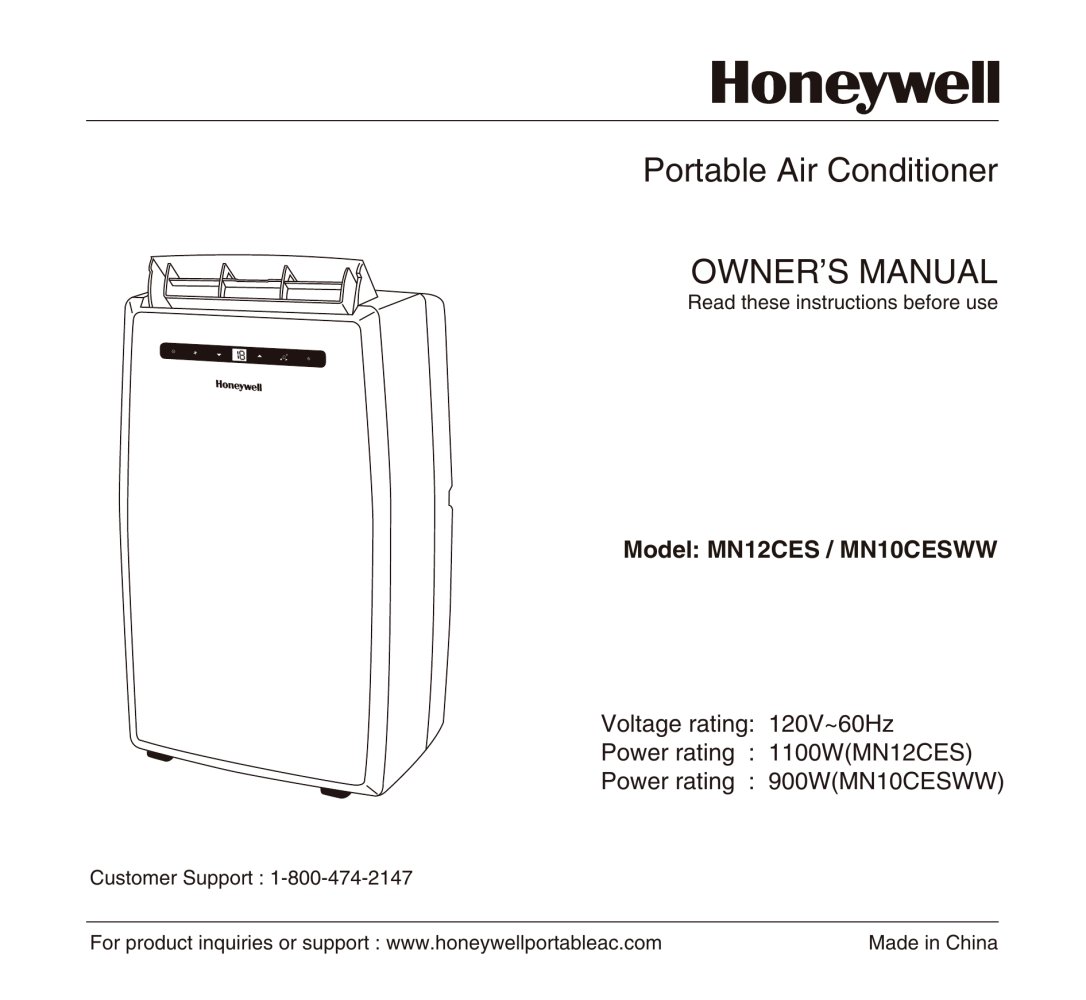 MN12CES / MN10CESWW - Honeywell