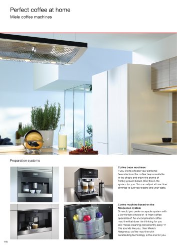 Miele coffee machines