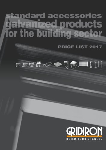 galvanized products for the building sector