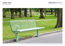 Siardo 400R Bench with armrest - data sheet