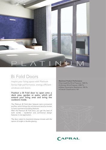 Platinum - Folding door