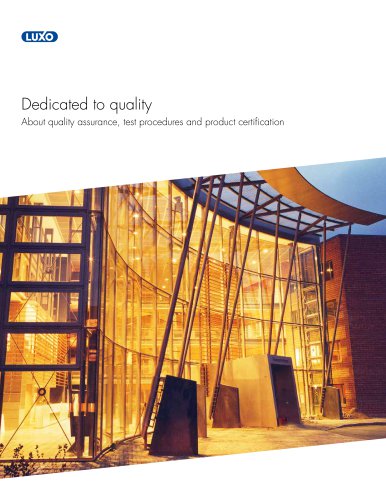 Luxo Quality Brochure