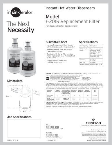 F-201R Replacement Filter