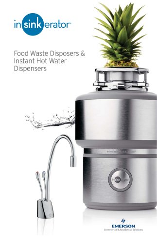 Food Waste Disposers & Instant Hot Water Dispensers