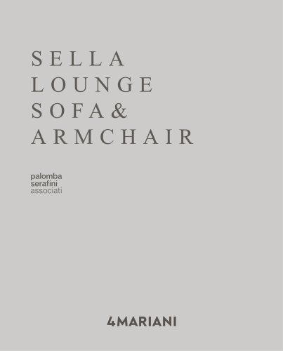 model - Sella lounge sofa & armchair