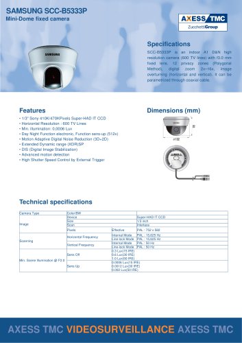 SAMSUNG SCC-B5333P