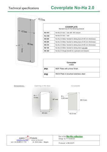 No-Ha Coverplate