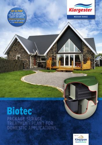 Klargester Biotec® 1-4 October 2012