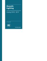 Acoustic Lighting Catalog 2018-2019