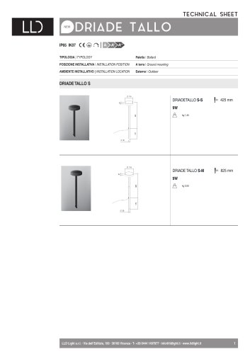 DRIADE TALLO S-S