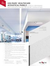 USG MARS™  HEALTHCARE ACOUSTICAL PANELS