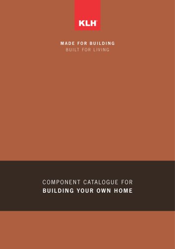 Component catalogue for building your own home