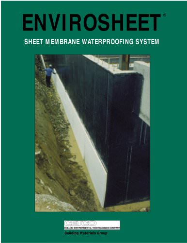 SHEET MEMBRANE WATERPROOFING SYSTEM