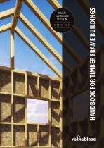 HANDBOOK FOR TIMBER FRAME BUILDINGS