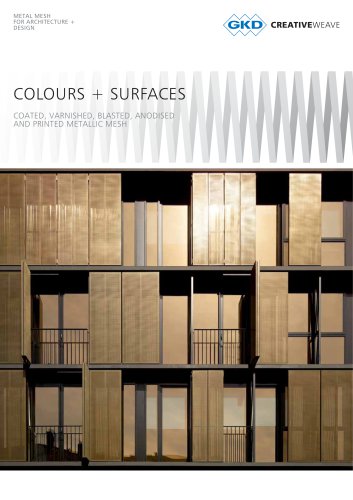 COLOURS + SURFACES