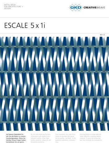 ESCALE 5 x 1i