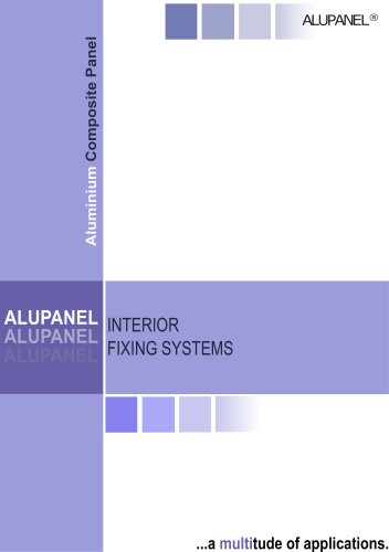 Alupanel Internal Fixing System