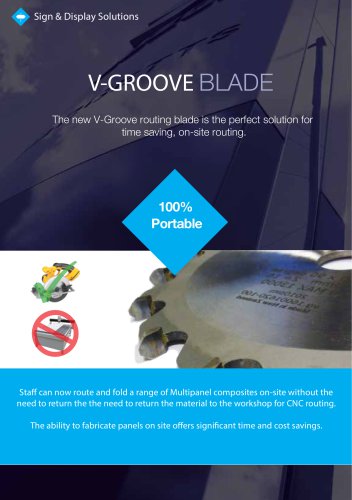 V-GROOVE BLADE