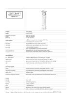 data sheet model AVANTGARDE