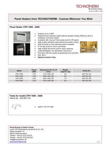 Panel Heater CPH