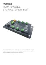 RDM-6WALL SIGNAL SPLITTER