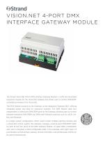 Vision.Net 4-Port DMX Interface Gateway Module