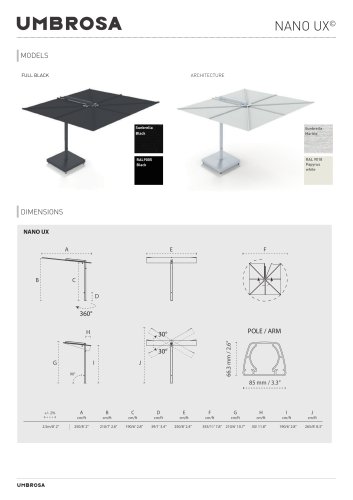 Technical sheet Nano UX