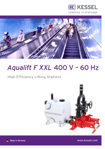 Aqualift F XXL 400 V – 60 Hz