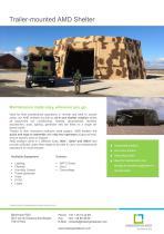 Trailer-mounted AMD Shelter
