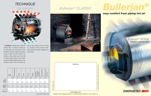 Bullerjan® brochure