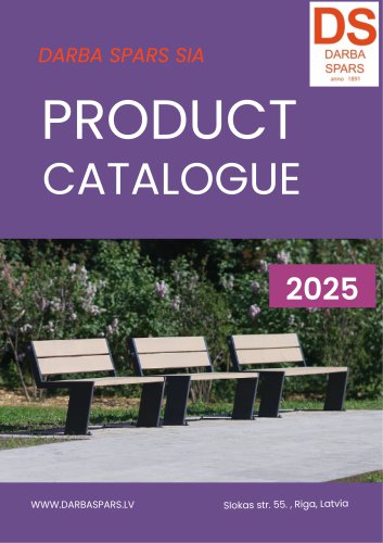 DS street furniture catalogue 2025