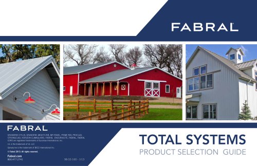 PRODUCT SELECTION BROCHURE