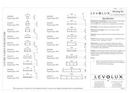 G.A.900-Box-Para-01 Shading Louvre Family Parameters (March 12)