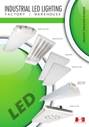 INDUSTRIAL LED LIGHTING - FACTORY / WAREHOUSE