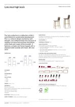 Laia stool high back