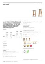 Triku Stool high back