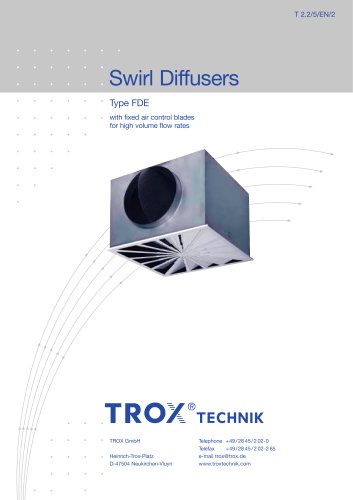 Swirl Diffusers Type FDE