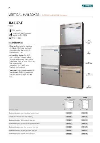 Habitat vertical V8000