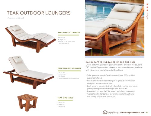 outdoor loungers 