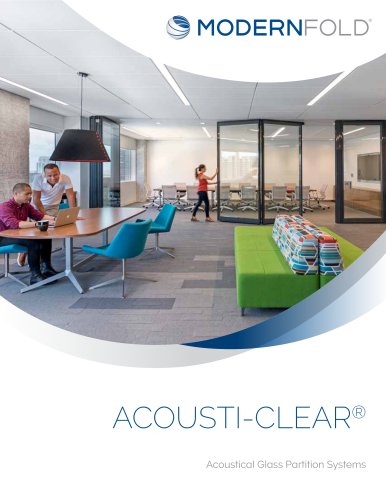 ACOUSTI-CLEAR® Acoustical Glass Partition Systems