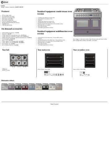 Genesi Range Cookers, Ametista , G10FF-6W/FF