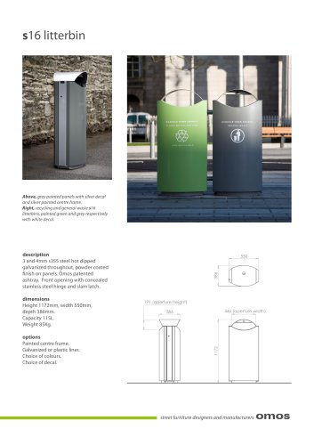 s16 litterbin