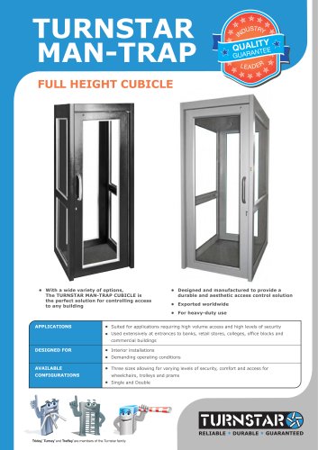 Man Trap Cubicle Brochure